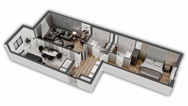 Space floor plan