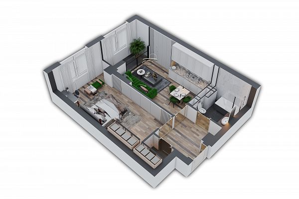 Space floor plan